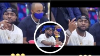 Moment Davido change am for a fan Recording him while Eating (WATCH VIDEO)