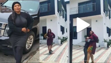 Actress, Laide Bakare acquires new mansion worth ₦100m in Lekki (Video)