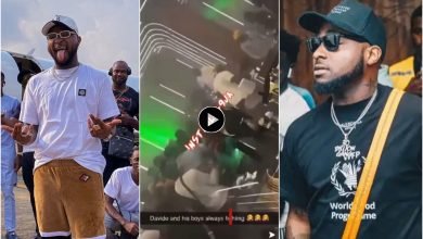 Davido and his crew reportedly get into serious fight in a club at Dubai (Video)