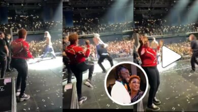 “His mom is his biggest fan” – Reactions as Burna Boy's mother amazed over his son Burna Boy stage performance (WATCH)
