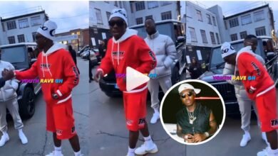 “King Sark” – Zlatan Ibile salutes and hail rapper Sarkodie after meeting him in London (Video)