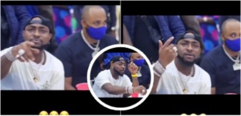 Moment Davido change am for a fan Recording him while Eating (WATCH VIDEO)