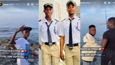 “Cyprus na Nigeria promax” – Reactions as Ex-security boys share video after arriving Cyprus to further their education (VIDEO)