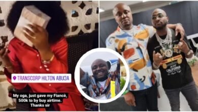 "God bless you Mor Oga"- Isreal DMW publicly appreciates Davido for gifting his fiancée ₦500k (VIDEO)