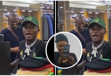 “No use Android phone camera me o” – Moment Portable blast lady who try to record him with a Samsung phone (VIDEO)