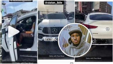 "Congratulation showers" as Zlatan gifts himself brand new Mercedes-Benz GLE 53 worth more than ₦60m (VIDEO)