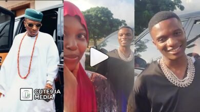 “Now I see wettin una dey use millions of ₦ see” – Lady OverJoy after meeting Wizkid in Ijebu Ode (Watch)
