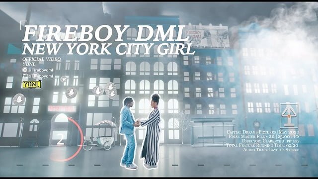 Fireboy DML – New York City Girl [Mp4 Video]