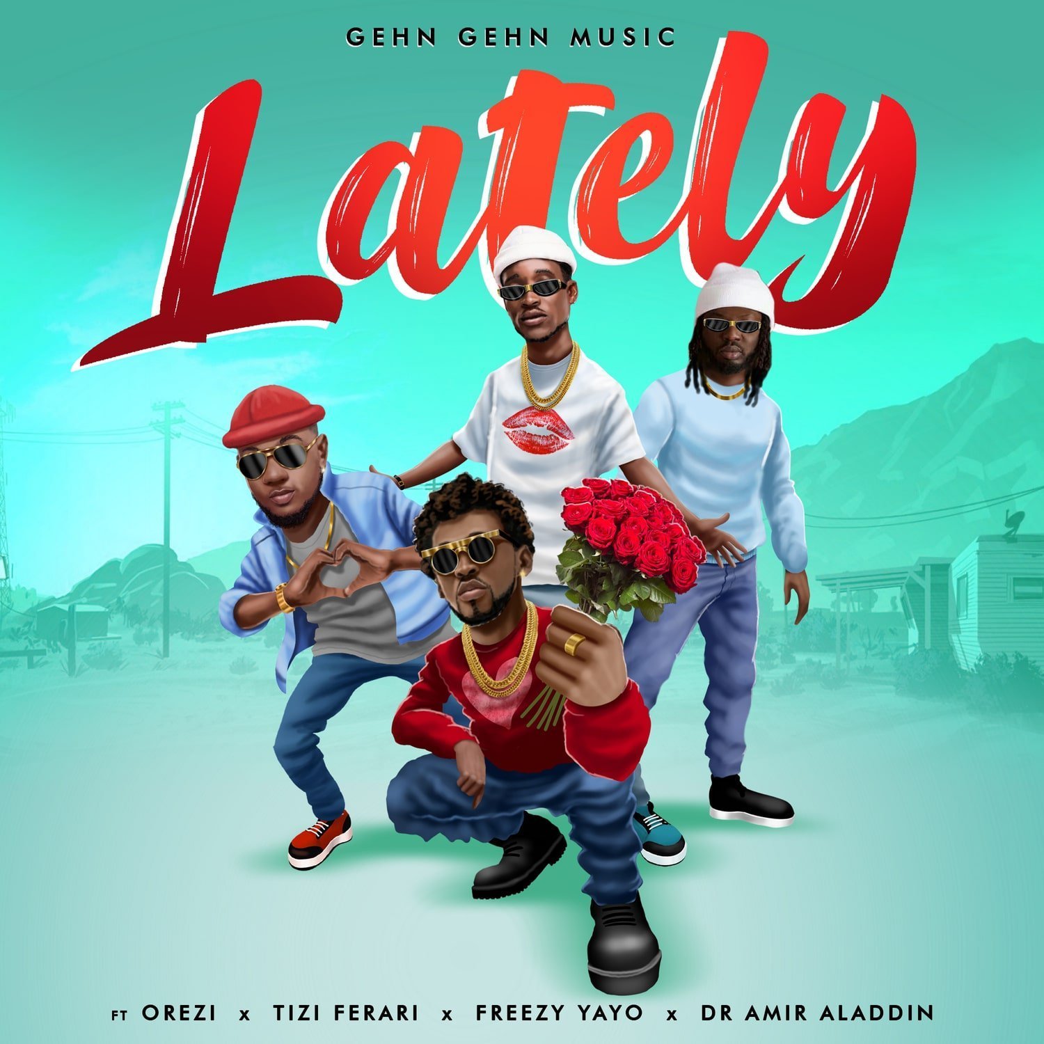 Ghen Ghen Music Ft. Orezi, Tizi Ferari, Amir Aladdin & Freezy Yayo – Lately