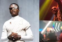 Moment Wizkid Prostrated To Greet 2Face At The Headies Award (Video)