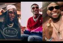 VGMA 2021: Davido, Wizkid & Burna Boy Nominated For African Artist Of The Year