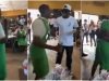 Exciting Moment For A Female Student Jumping Up, Hugs Reekado Banks As He Visits Their School (Video)
