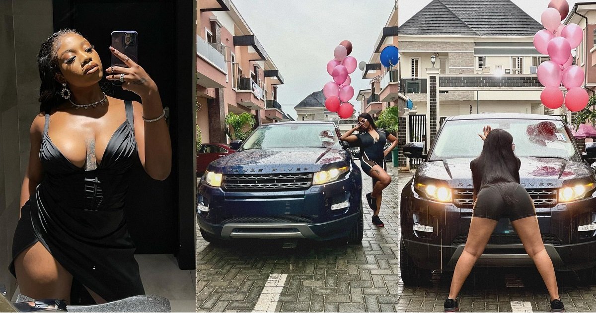 “I bought it myself” – Angel replies trolls suggesting a man bought her Range Rover for her