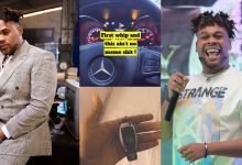 Singer, Buju buys his first car, a Mercedes Benz (Video)