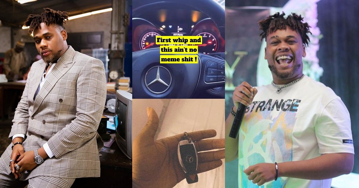 Singer, Buju buys his first car, a Mercedes Benz (Video)