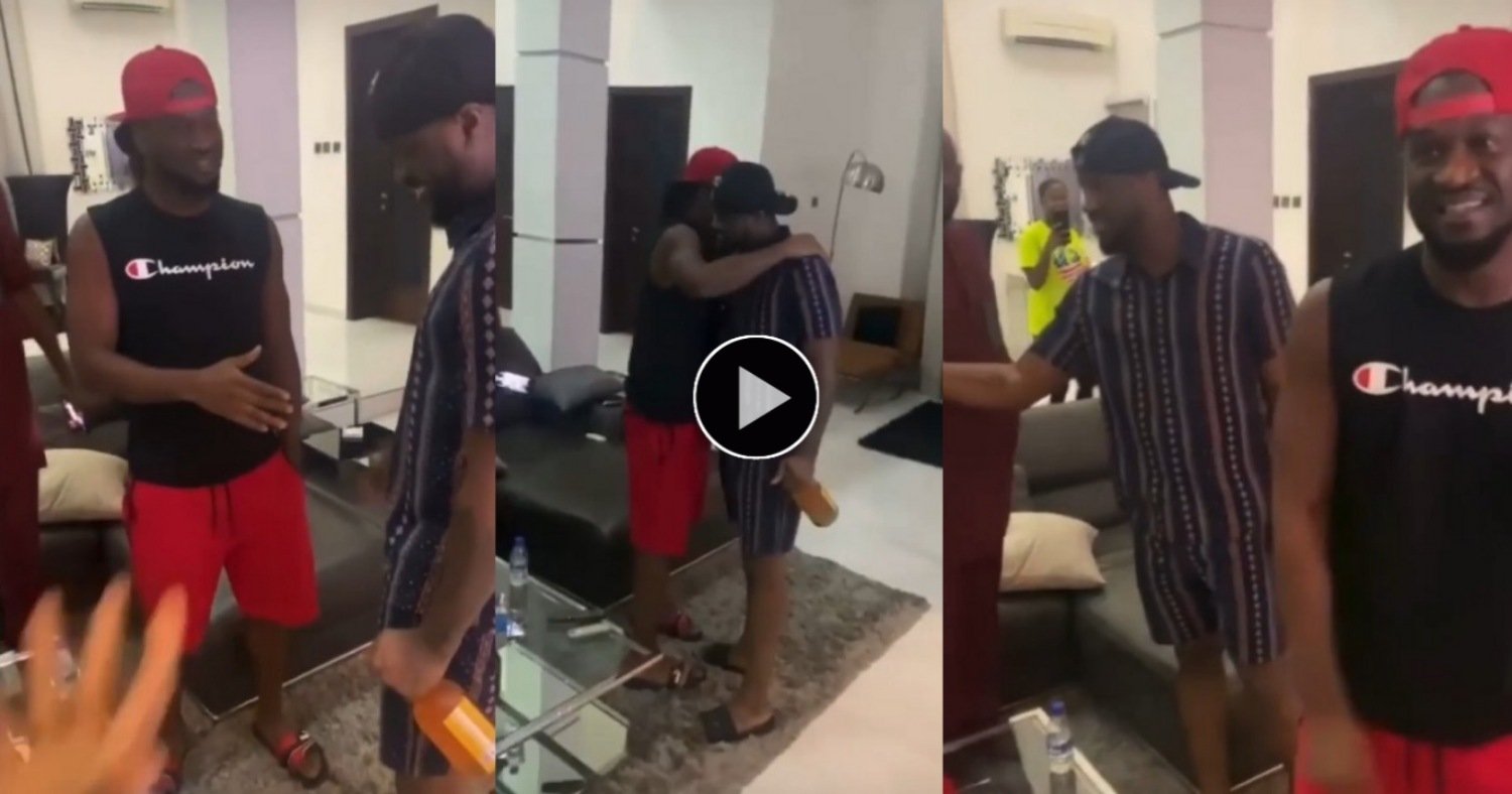 Love wins!! Moment defunct music duo, P-Square finally reunite after years of being apart (Video)