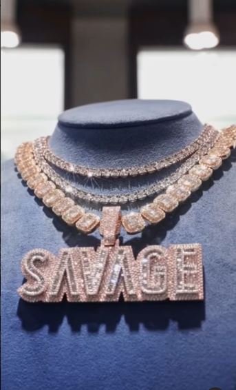 Tiwa Savage acquires customized diamond pendant worth millions of naira shares Video