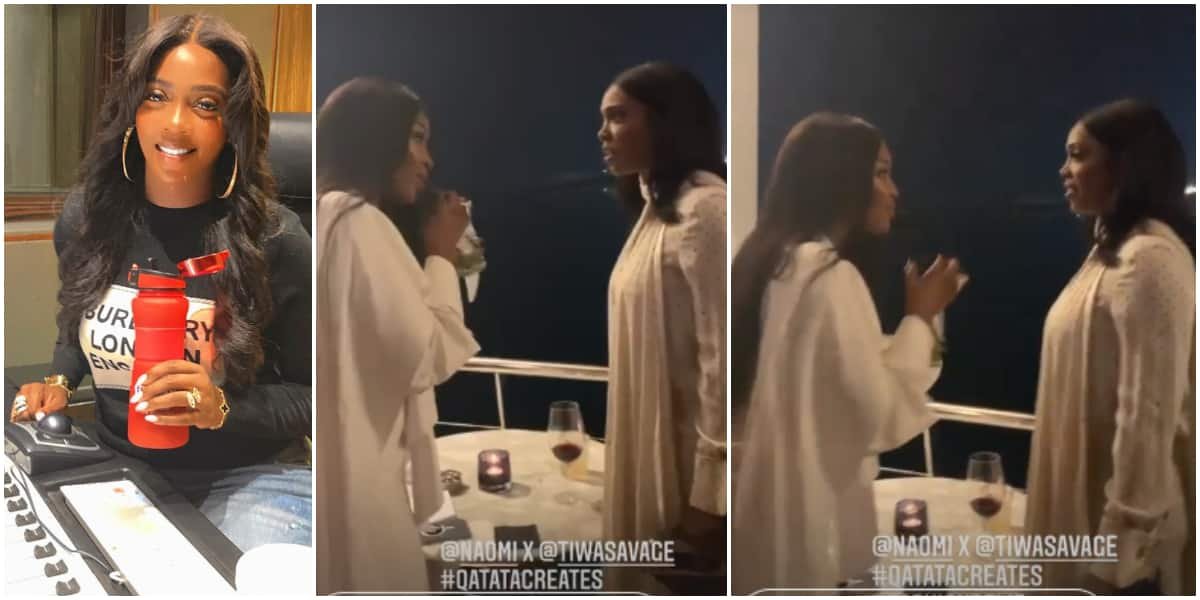 Tiwa Savage Moves On From Tape Scandal, Hangs Out With Naomi Campbell, Marks 19m Streams for Somebody’s Son