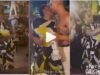Awesome Moment Burna Boy’s mum steals show, Rocks to son’s music at christmas party (Video)
