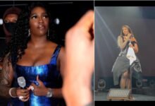 Tiwa Savage opens up on her tough year in front of Fans at her Concert (watch)