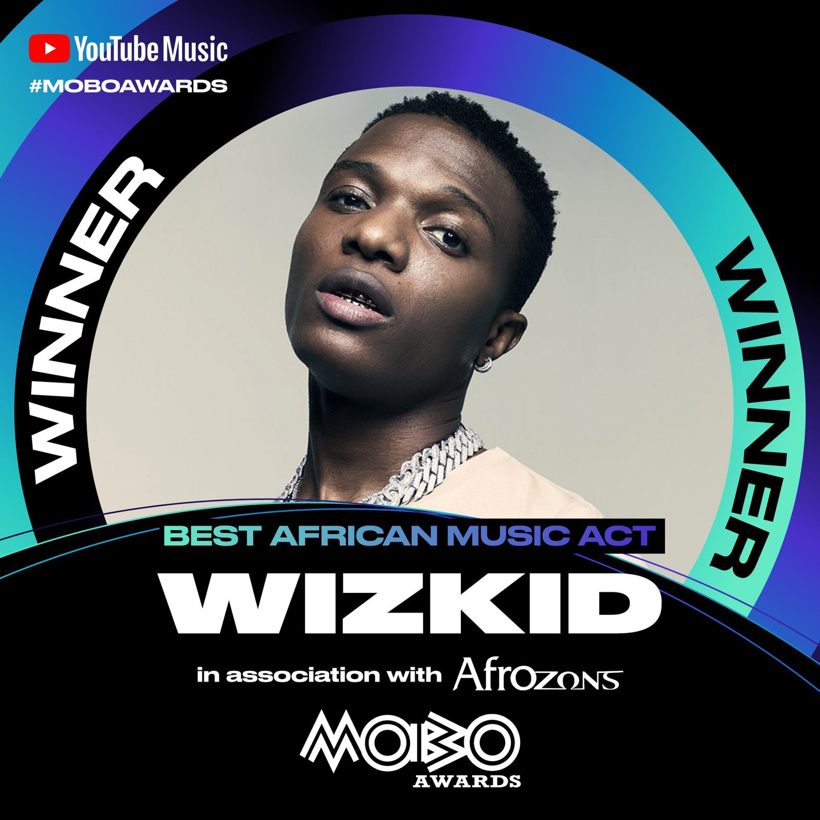 StartBoy: Wizkid bags two awards at MOBO Awards night 2021