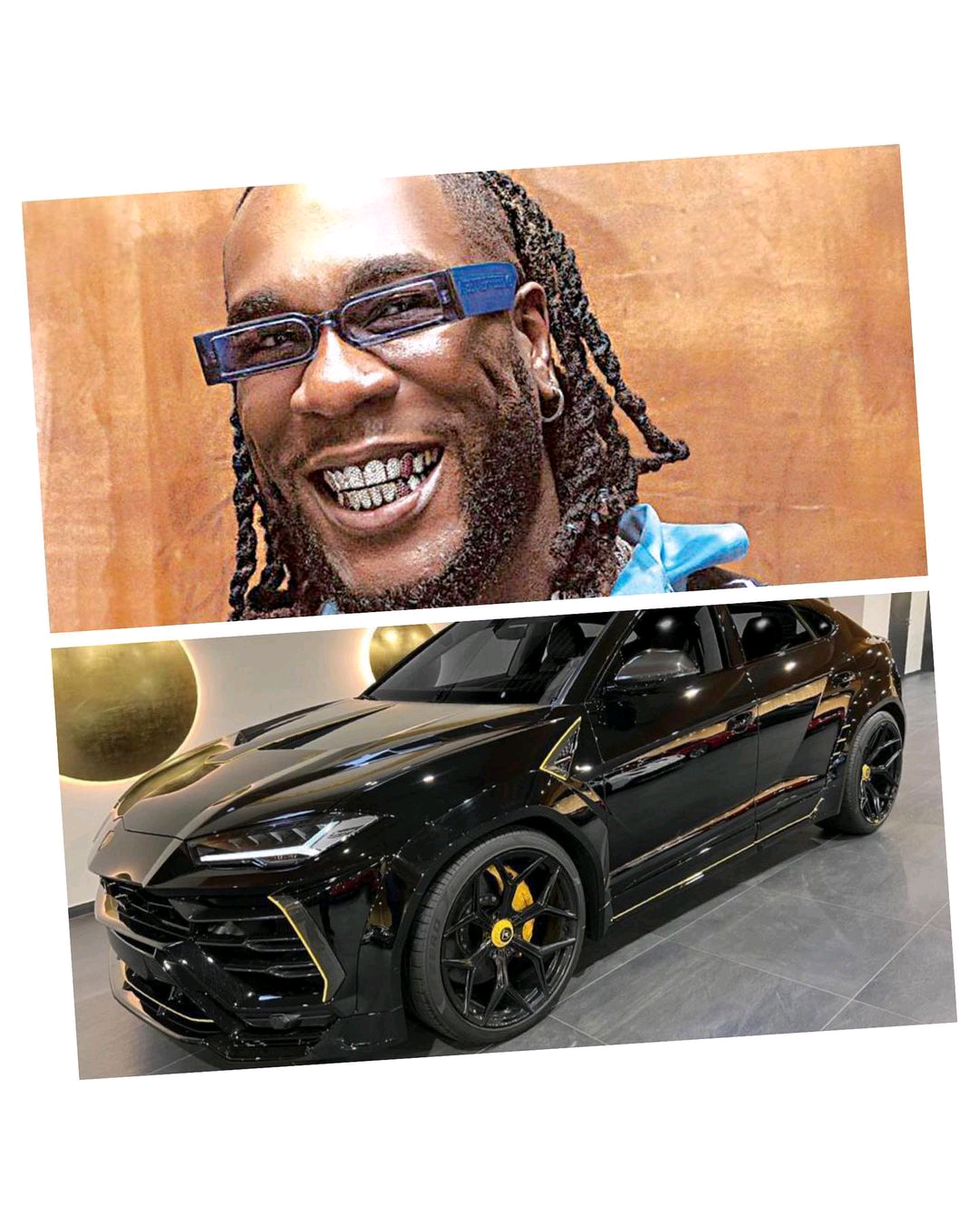 Burna Boy acquires Lamborghini Urus 2022 model worth (N163M)