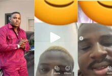 Video of IG comedian Isbae U having ‘suspicious’ video convo with a lady in toilet leaks amid accusations (WATCH)