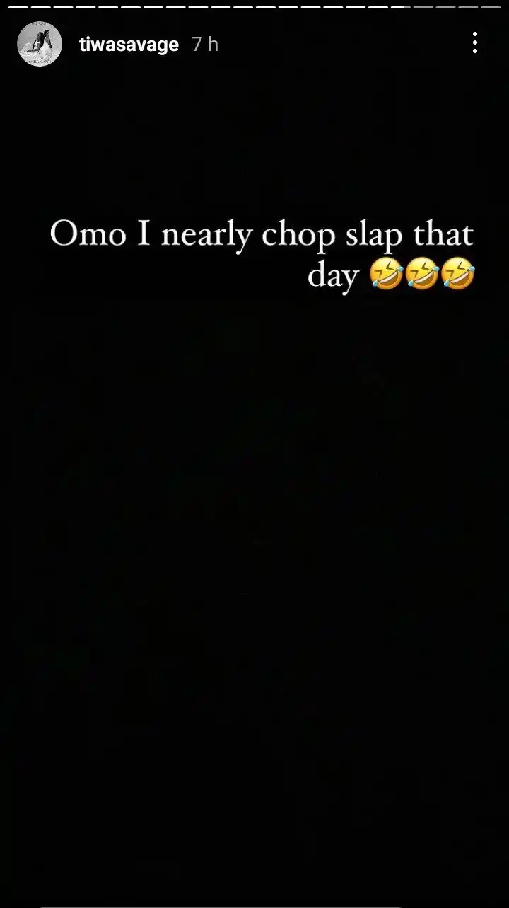 How I nearly chop slap at the beach in Lagos, Tiwa Savage recalled and shares video