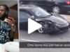 Burna Boy involved in ghastly car accident with his Ferrari 458 hours after penning note to late brother (VIDEO)