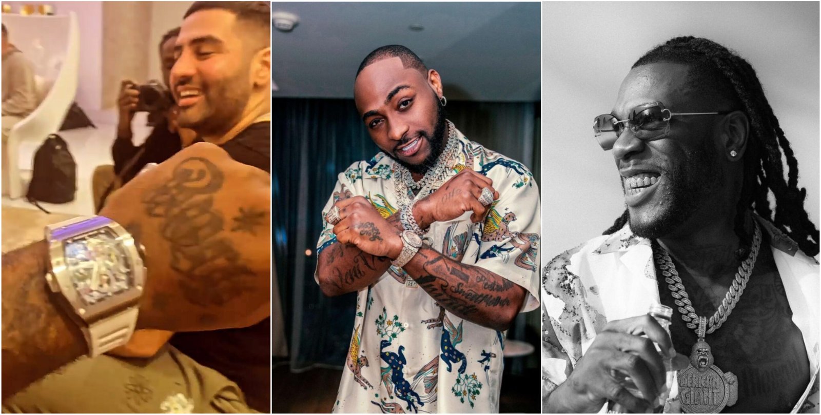 Davido acquires N100m Richard Mille Wristwatch shortly after Burna Boy showed off his own