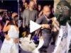 Reactions as Davido performed at Chioma sister's wedding, rains bundles of money on couple (Video)