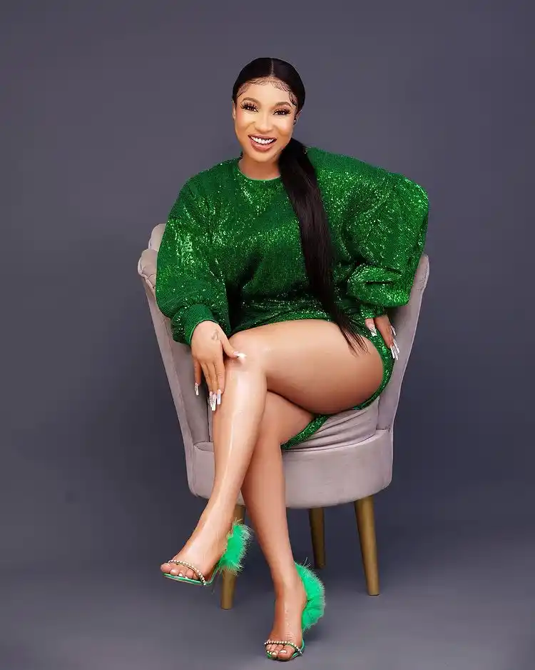 Tonto Dikeh called out for buying fake ‘real estate investment’ in Scotland for her son (Video)