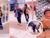 “UK is not easy o” – James Brown reacts after he almost got blown away by a fierce wind (VIDEO)