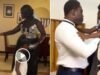 “Leave my husband alone” – Mercy Johnson tackles daughter over closeness with her husband (VIDEO)