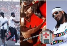 Rudeboy of P-square hospitalized after performing in Liberia (Video)
