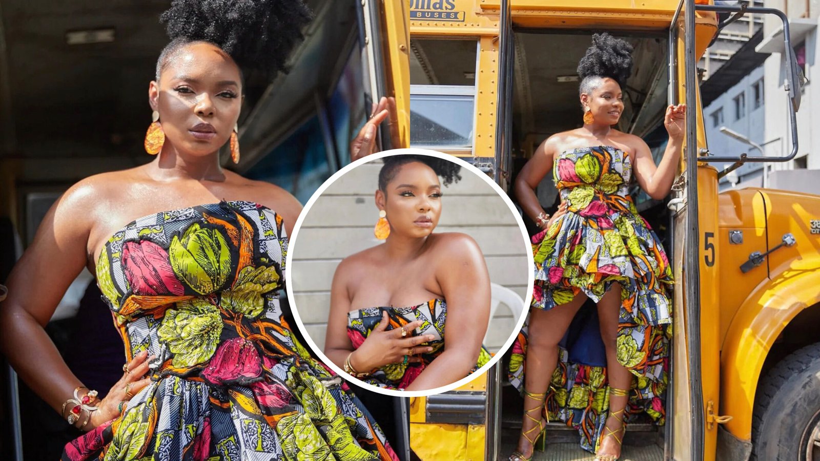 “Proud African Queen” – Yemi Alade gives pressure in nice looking African print (See Photos)