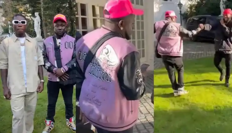 "Happiness In My Blood” – Kpogbagidi shades Portable as he spend a good time with Davido, Pastor Tobi and Zlatan in London (Video)