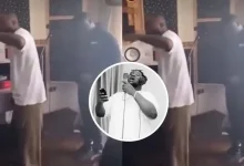 “Davido Sabi Sing Oh” Fans Reacts As Davido And Wande Coal, Was Spotted Recording ‘Come My Way’ Remix (Video)