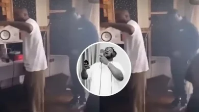 “Davido Sabi Sing Oh” Fans Reacts As Davido And Wande Coal, Was Spotted Recording ‘Come My Way’ Remix (Video)