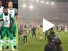 Nigeria vs Ghana: Moment angry Nigerian fans vandalized Abuja stadium facilities as they chase all players away (WATCH)