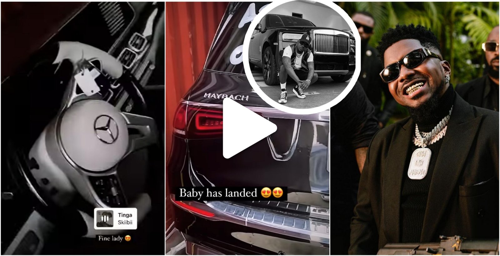 Singer, Skiibi acquires Mercedes-Benz Maybach GLS 600 SUV worth over N100m shares video (WATCH)