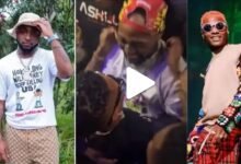 Wizkid and I hugged passionately because we hadn’t seen each other in four years – Davido (WATCH)