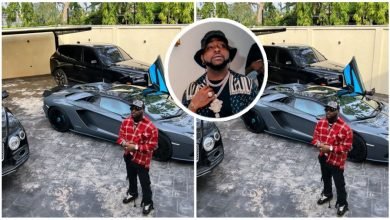 Davido shows off his multi-million Naira garage before heading out from His Banana Island mansion (VIDEO)