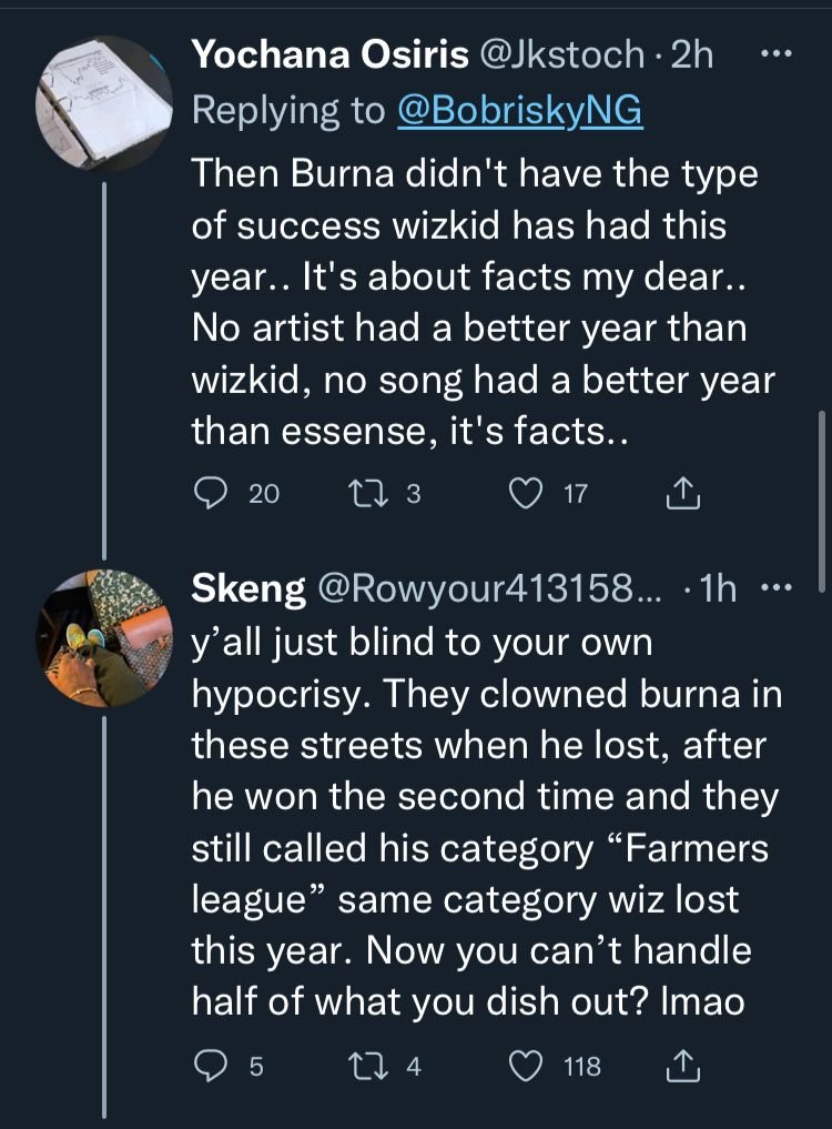 "When Angelique Kidjo beat Burna Boy, you all praised her" - Bobrisky addresses double standard over Wizkid's Grammy loss