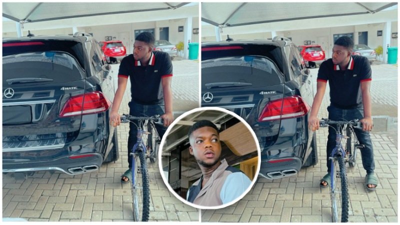 "I was depressed so I got a Benz" – Cute Abiola says as he acquires a new car amid alleged split with wife