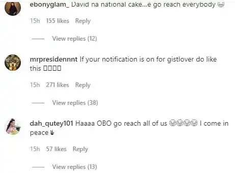 "OBO na national cake, E go reach everyone" – Reactions as Davido allegedly moves to new girl (See Details)