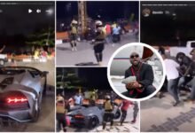 Davido sprays and make Money rain on the streets of Lagos, sends fans into a frenzy (VIDEO)