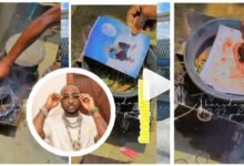 "Nothing go do Davido" – Fans reacts to Davido's photo being used for juju by an unknown person (VIDEO)