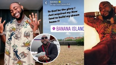 Davido acquires new Land to build his “Dream Home” in Banana Island which is said to worth millions of Naira (Photo)