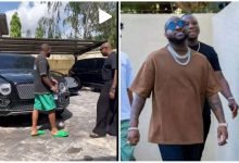 “001 doings get levels” – Fans reacts as Davido shows off his car collection with renowned music promoter, Paul Okoye (WATCH)